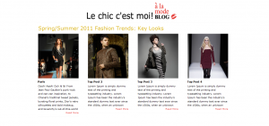  Le Chic cest Moi! à la mode